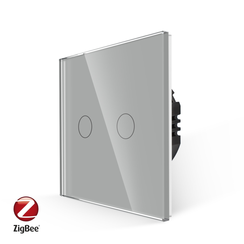 Intrerupator Dublu Touch Sticla ZigBee Smart Home - imagine 13