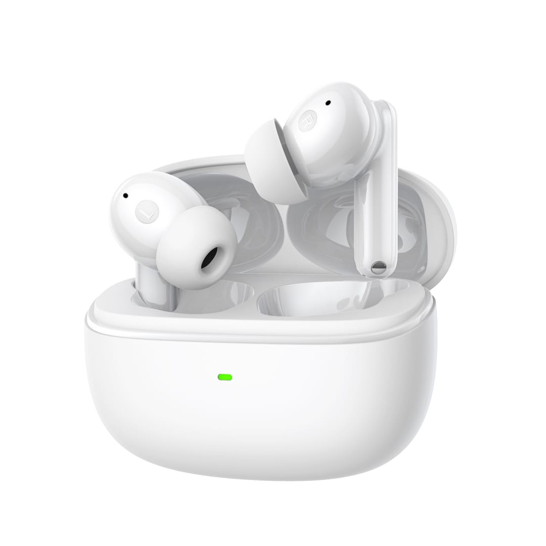 Casti Bluetooth Hator Hyperpunk Truepods Hybrid ANC Alb - imagine 2
