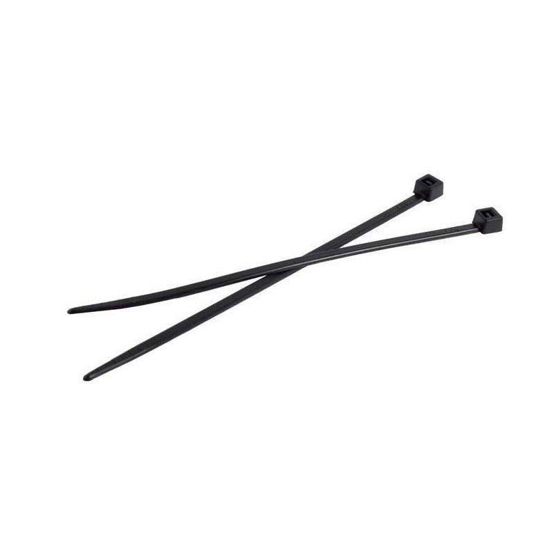 Bride Plastic 3.5x140 mm Negre 100 buc - ELEMATIC 5309/C