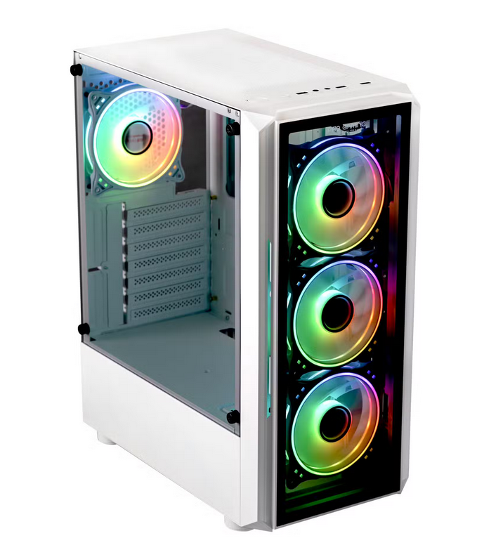 Carcasa Gaming BASTION Mid Tower ARGB - 4 Ventilatoare RGB Incluse