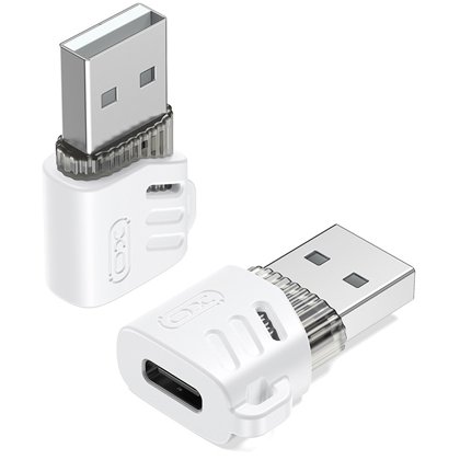 Adaptor USB-C la USB Xo, Alb
