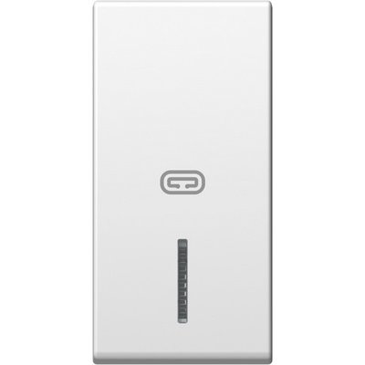 Buton 1M radiator alb TEM - Control eficient
