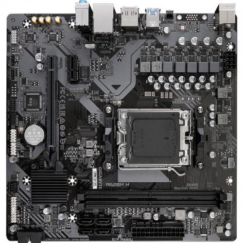 Placa de Baza Gigabyte A620M H AM5 mATX - Performanta DDR5 - imagine 2