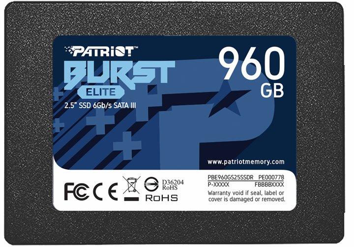 SSD Patriot Burst Elite 960GB SATA III - Performanță Superioară - imagine 1