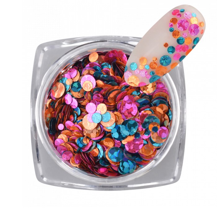 Polkadot Mix Glitter 2M - Decorațiuni Nail Art