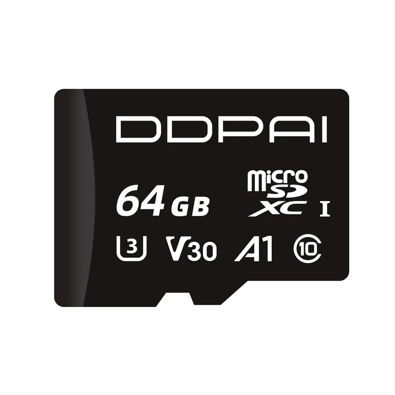 Card Micro SD DDPAI 64GB Clasa 10 pentru Camere Auto