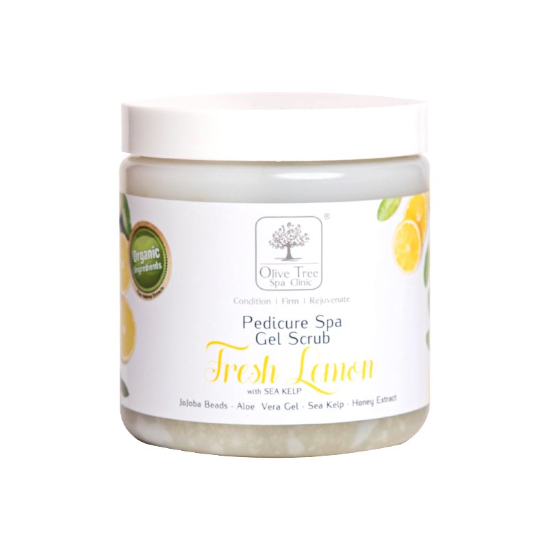 Pedicure Spa Gel Scrub Fresh Lemon 200gr Nailshop