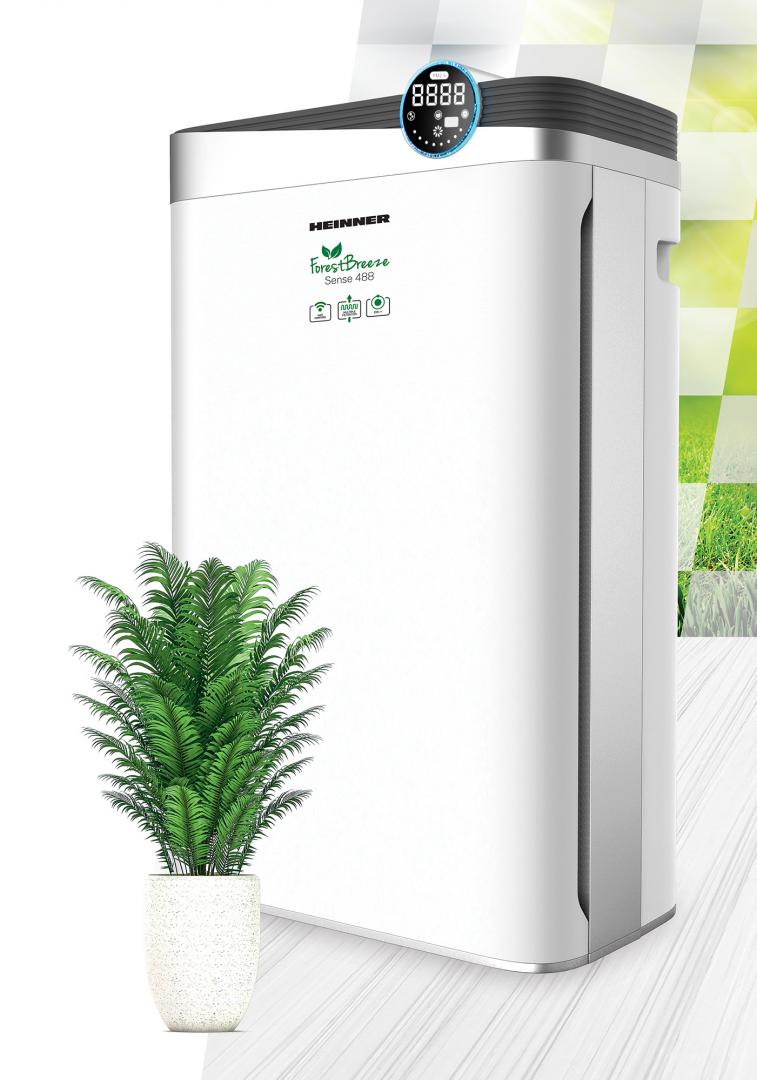 Purificator Aer Heinner HPA-488WIFI cu HEPA H11 și WiFi - imagine 3