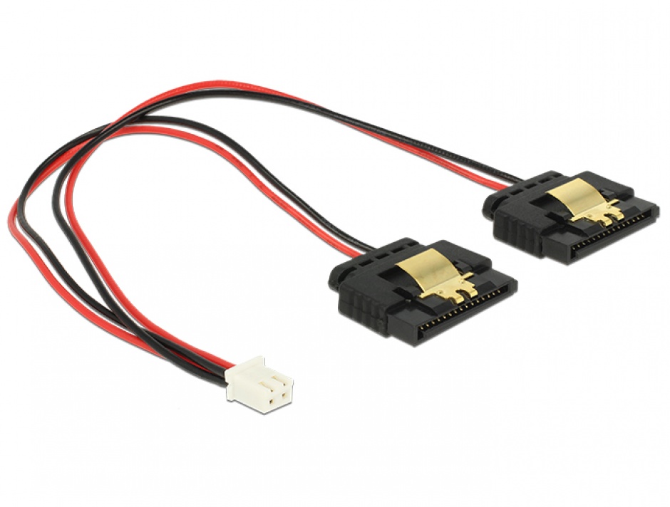 Cablu Alimentare Delock 2 Pin la SATA 2x 20cm