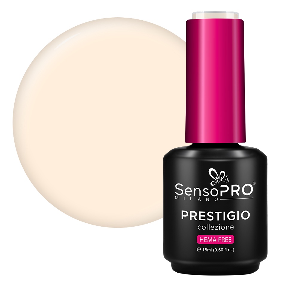 Oja Semipermanenta SensoPRO Ivory Kiss 15ml Hema Free