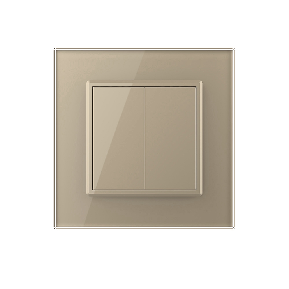 Intrerupator Dublu Mecanic LIVOLO Sticla - imagine 10