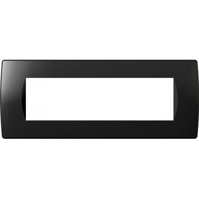 Rama 7M Modul Soft Negru, IP20, TEM