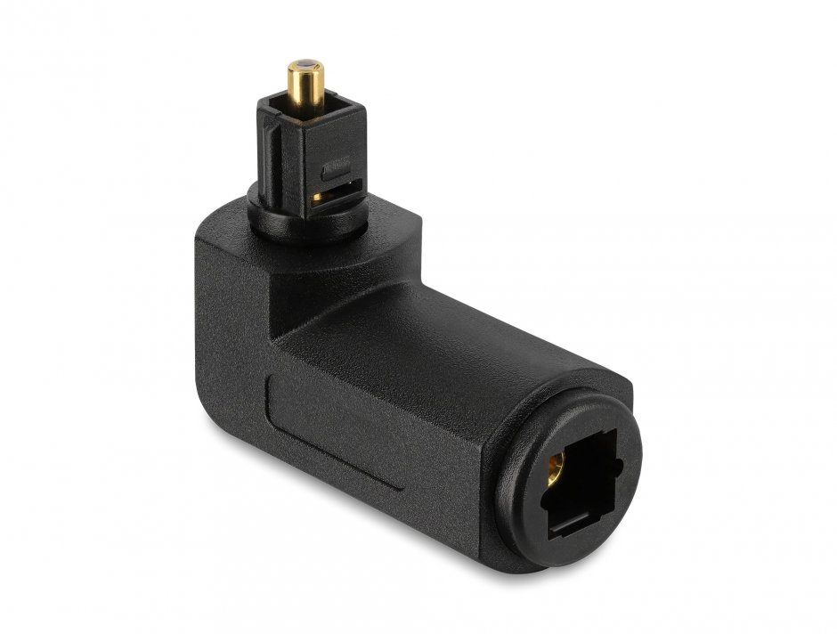 Adaptor Toslink 90° Delock 84597, rotativ 360°