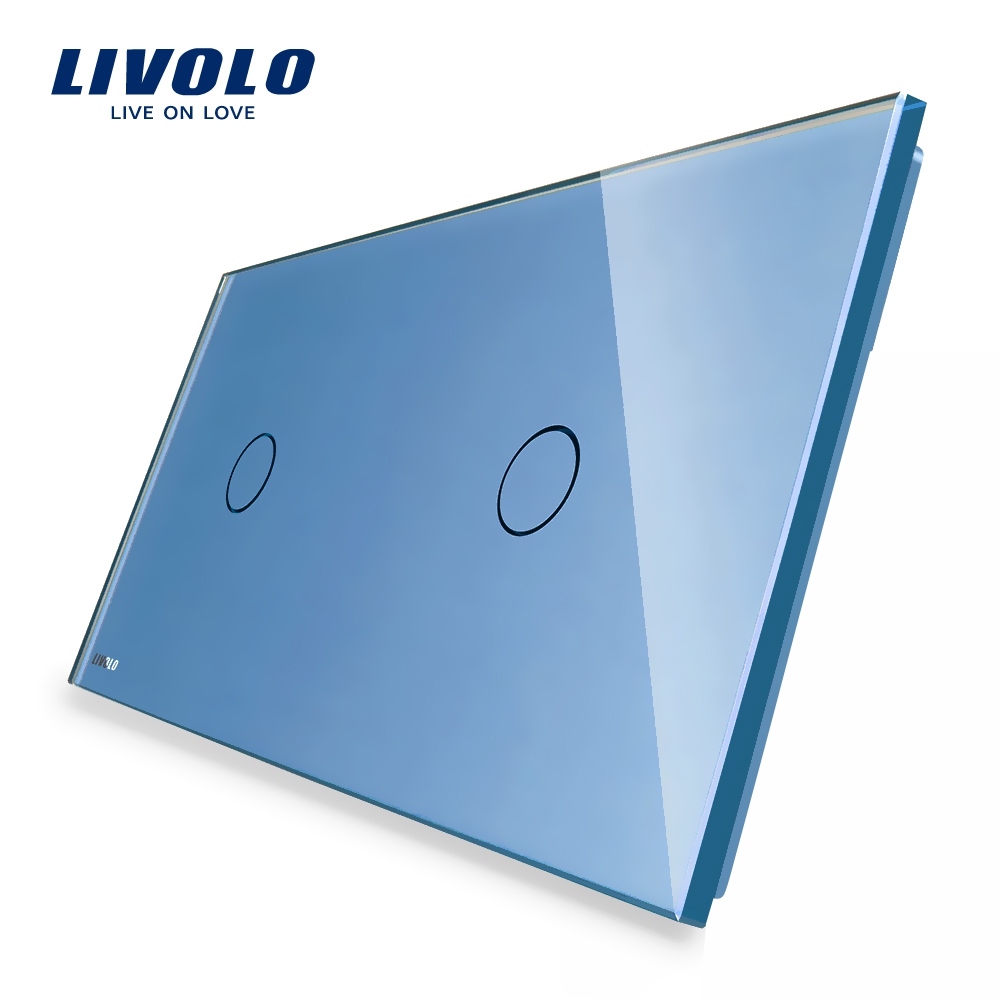 Panou Touch Livolo Sticlă 2 Butoane - imagine 12