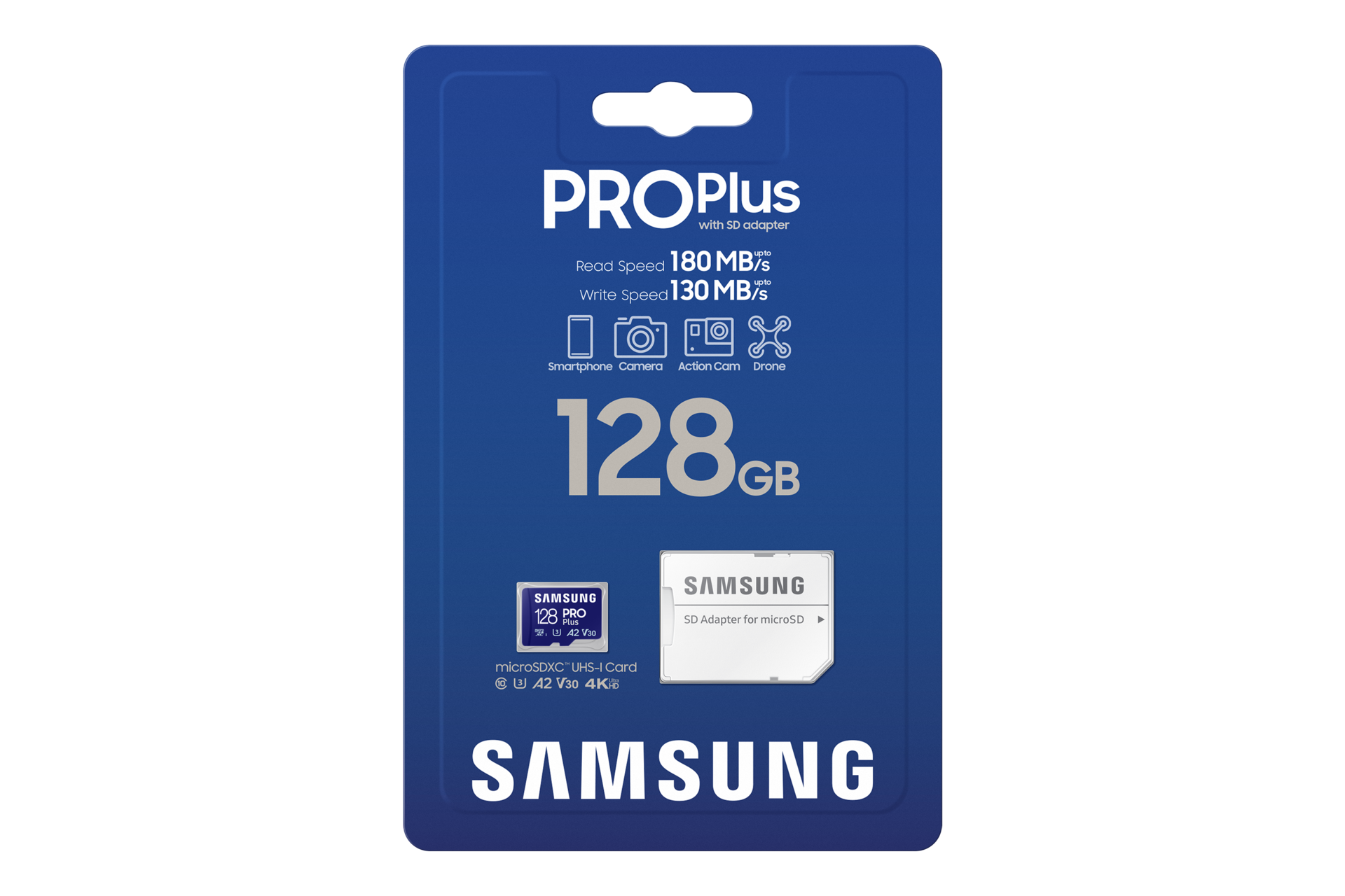 Card Memorare Samsung PRO Plus 128GB microSDXC - Viteză 4K UHD - imagine 10