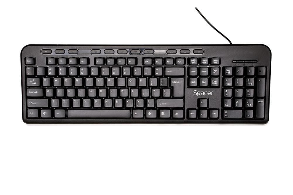 Tastatura Spacer SPKB-169 USB Multimedia Anti-spill Negru - imagine 3