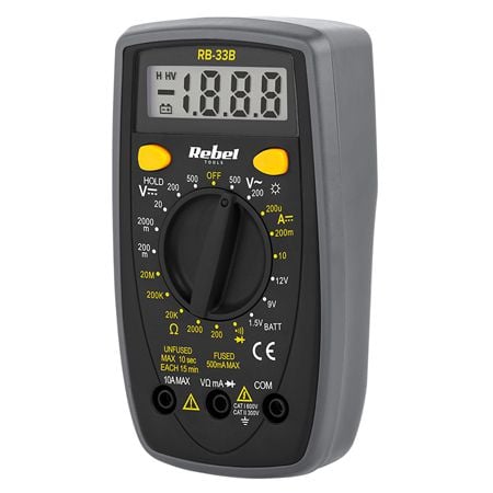 Multimetru Rebel MIE-RB-33B | Măsurare Precisă