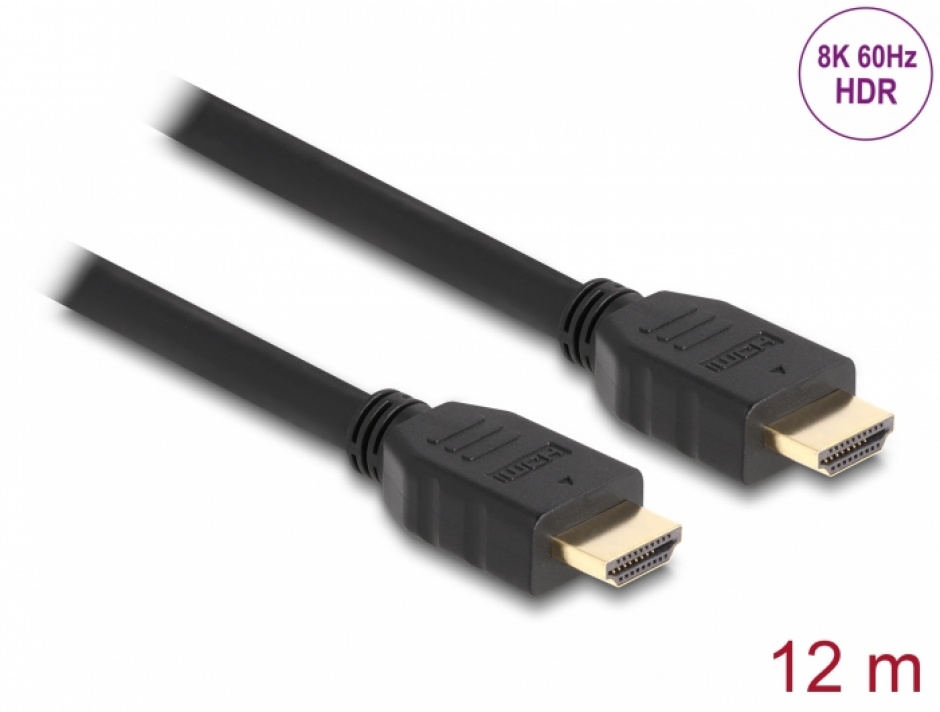 Cablu HDMI 8K 12m Delock, 48Gbps, eARC