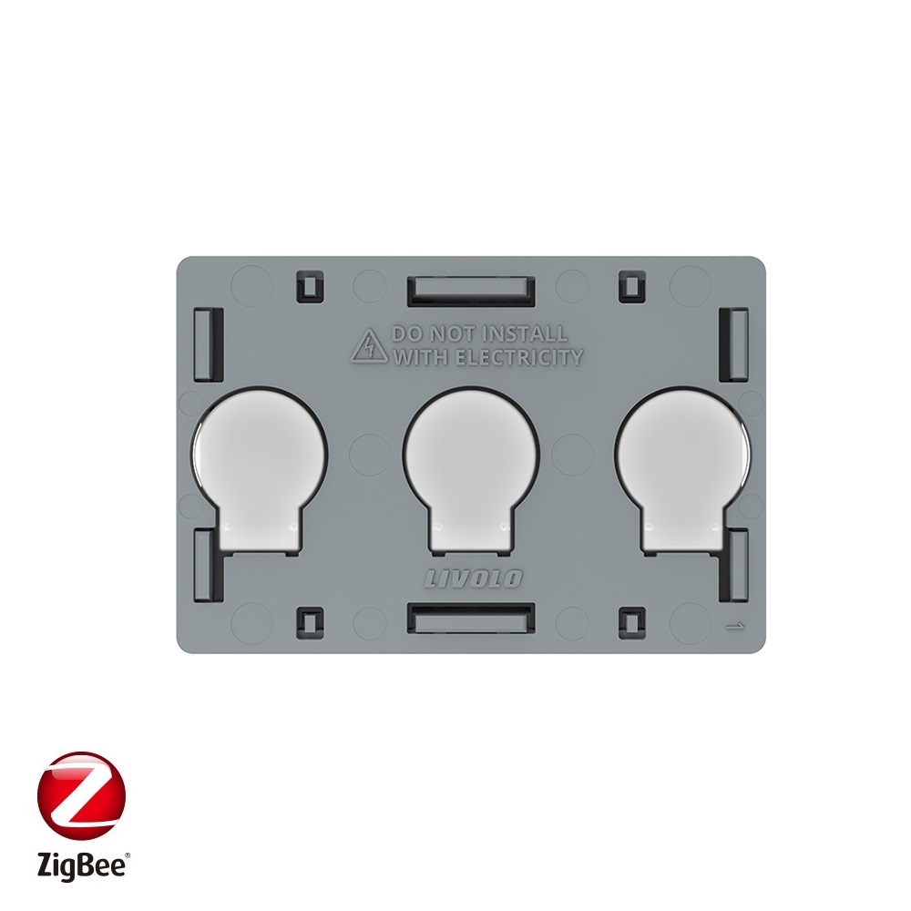 Modul Touch ZigBee Livolo, Triplu, Standard Italian