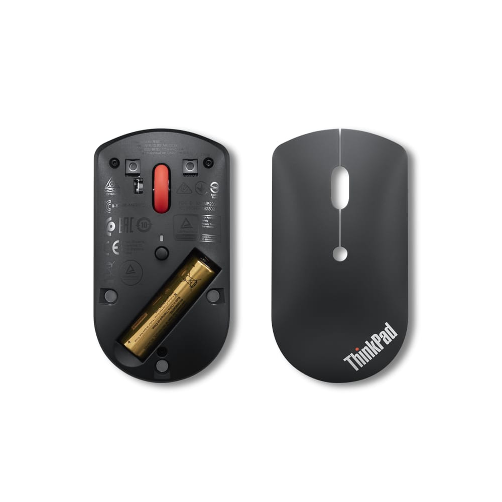 Mouse Wireless Lenovo ThinkPad Bluetooth 5.0 - 2400 DPI Ergonomic - imagine 8