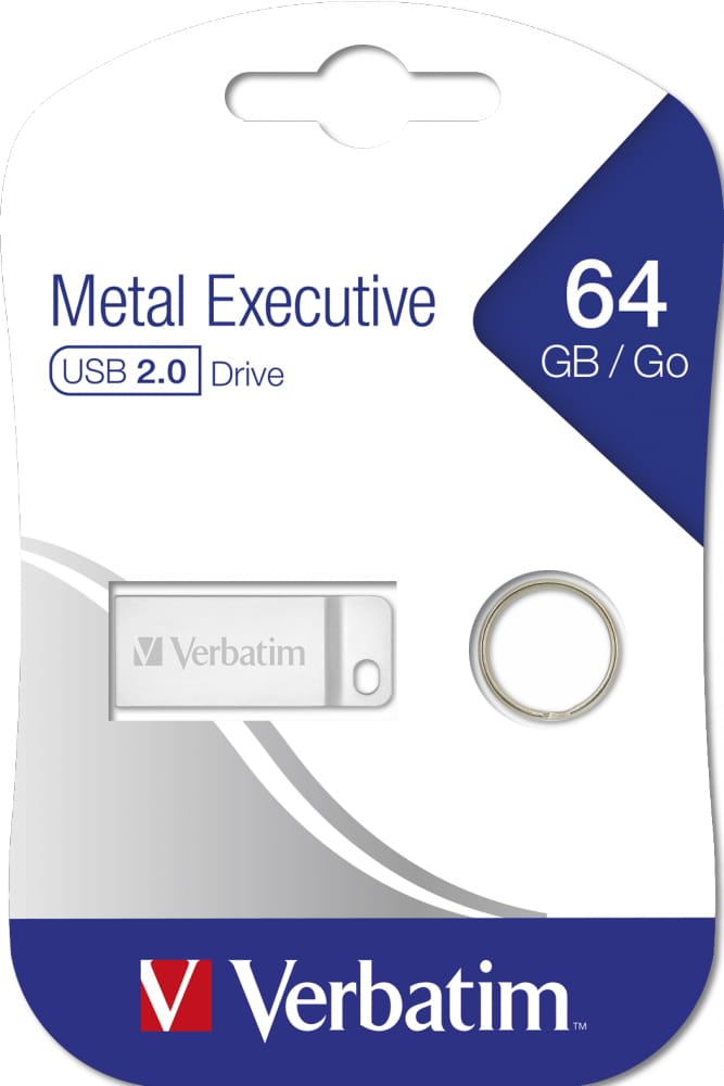 Memorie USB Verbatim Metal Executive 64GB Argintiu - imagine 4