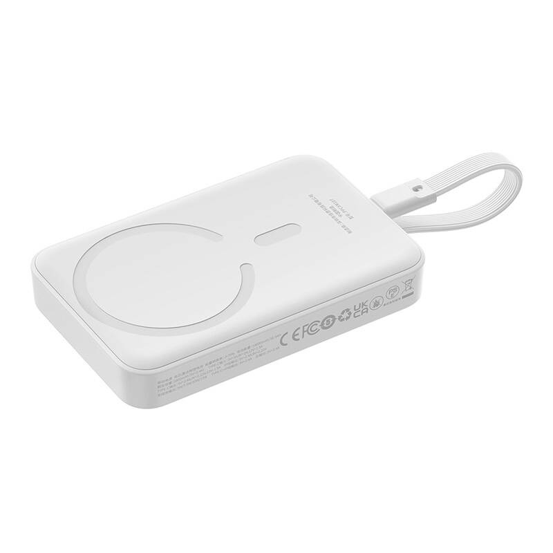 Power Bank Baseus Magnetic Mini 10000mAh 30W MagSafe Alb - imagine 11