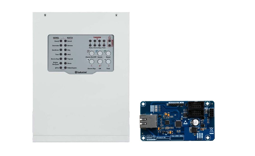 Teknim Centrala Detectie Incendiu 4 Zone Ethernet