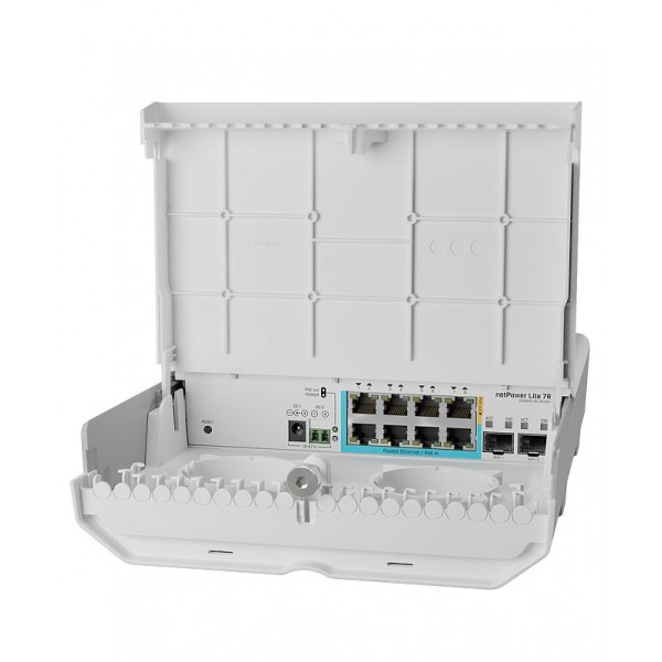 Switch Mikrotik Exterior 8 Porturi Reverse PoE 10G