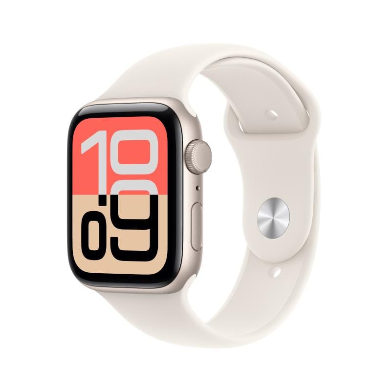 Apple Watch SE 3 GPS 44mm Starlight - Smartwatch Modern - imagine 2