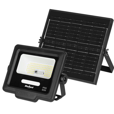 Reflector LED Rebel 60W cu Panou Solar