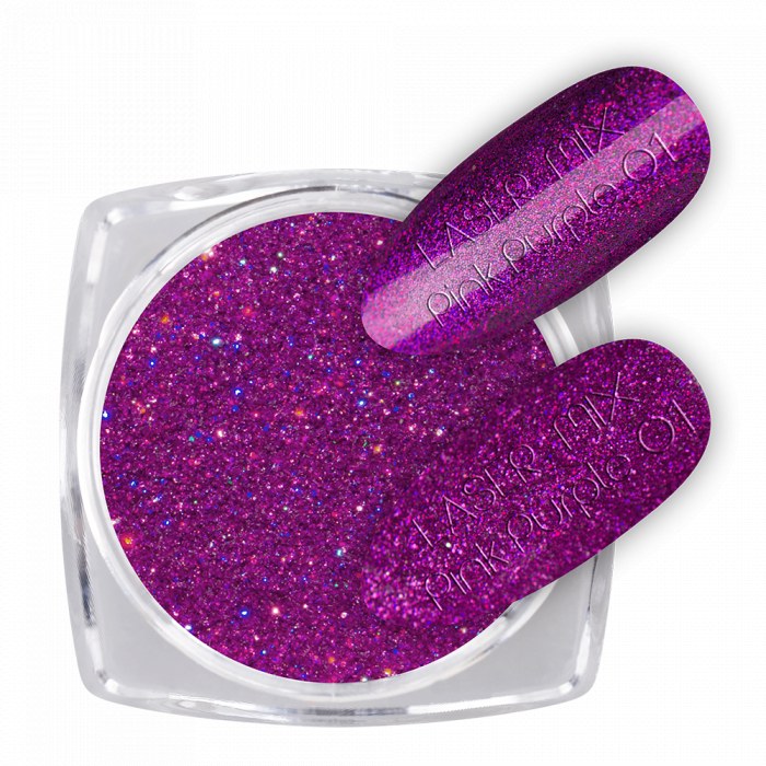 Glitter Laser Mix Pink Purple Nailshop