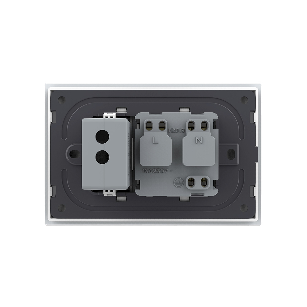 Priza Simplă cu USB Livolo, Italiană, Sticlă - imagine 4