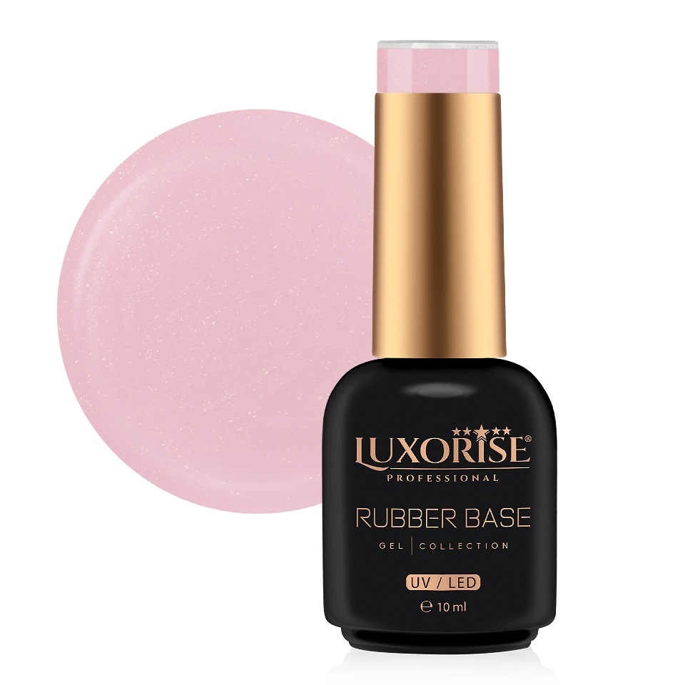 Rubber Base LUXORISE Delicate Smile 10ml - Bază Flexibilă