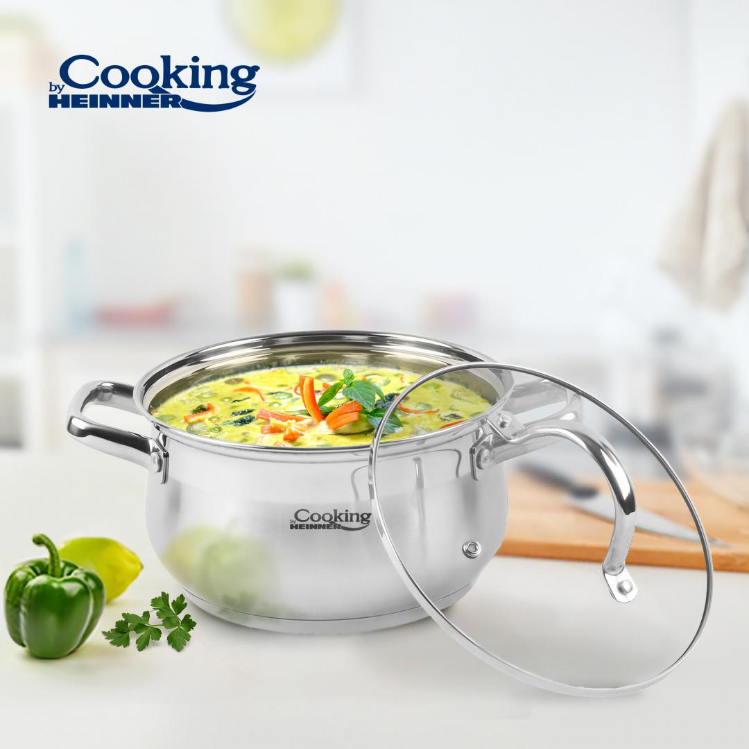 Semiolă Heinner AMIRA Inox 2.6L - Premium pentru Bucătărie - imagine 2