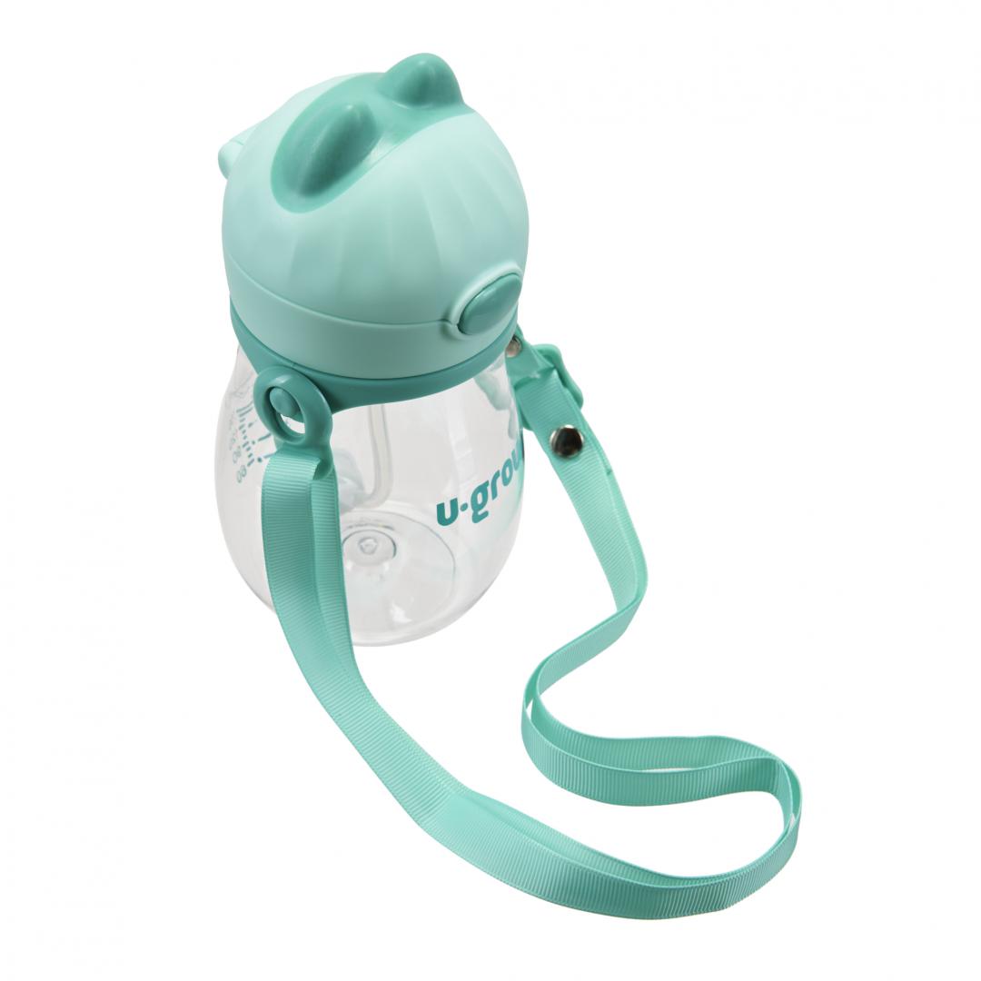 Cana Copii U-Grow cu Pai, Tritan, 330 ml - Portabilă și Durabilă - imagine 3