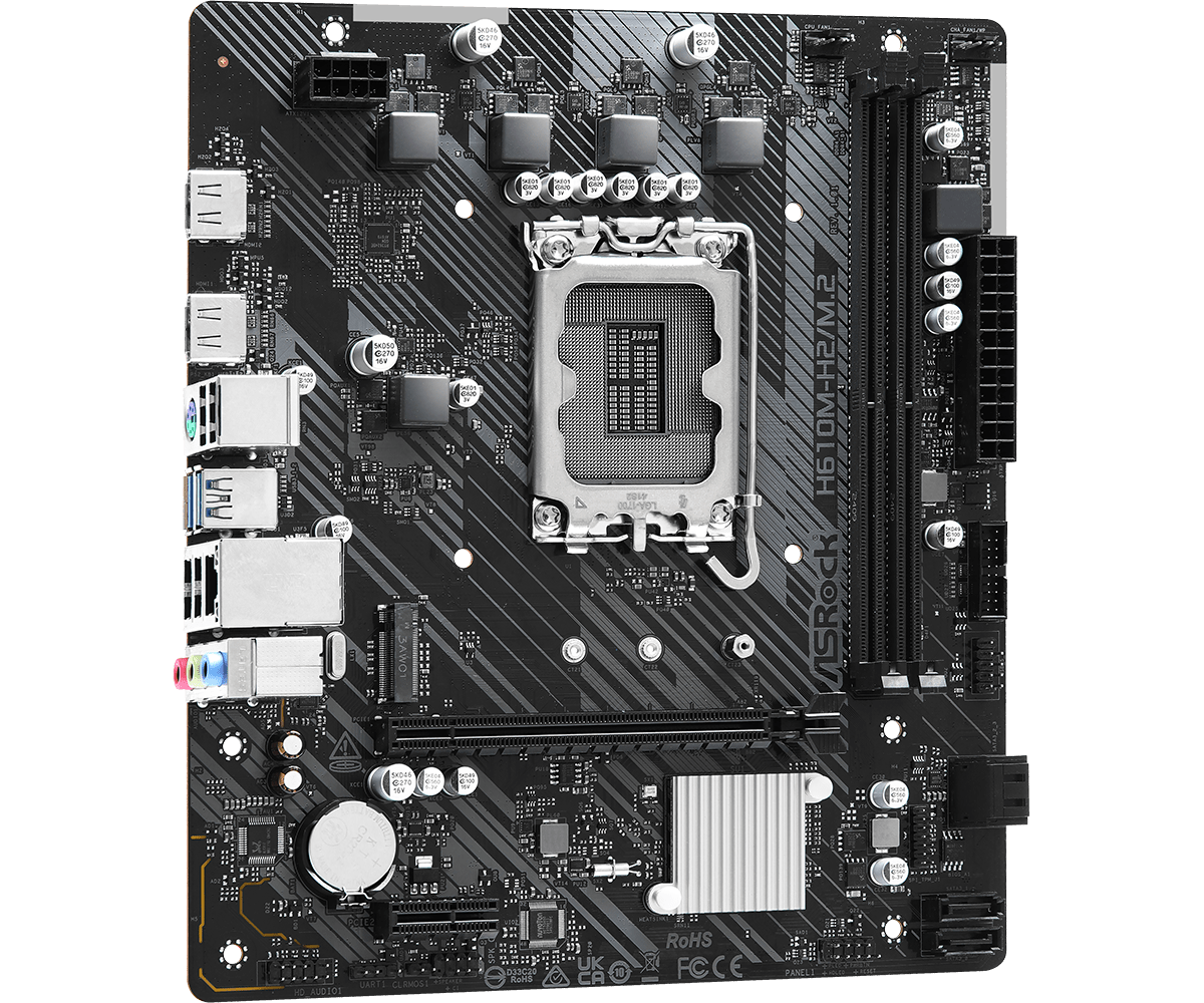Placă de Bază ASROCK H610M-H2/M.2 LGA1700 mATX DDR4 - imagine 4