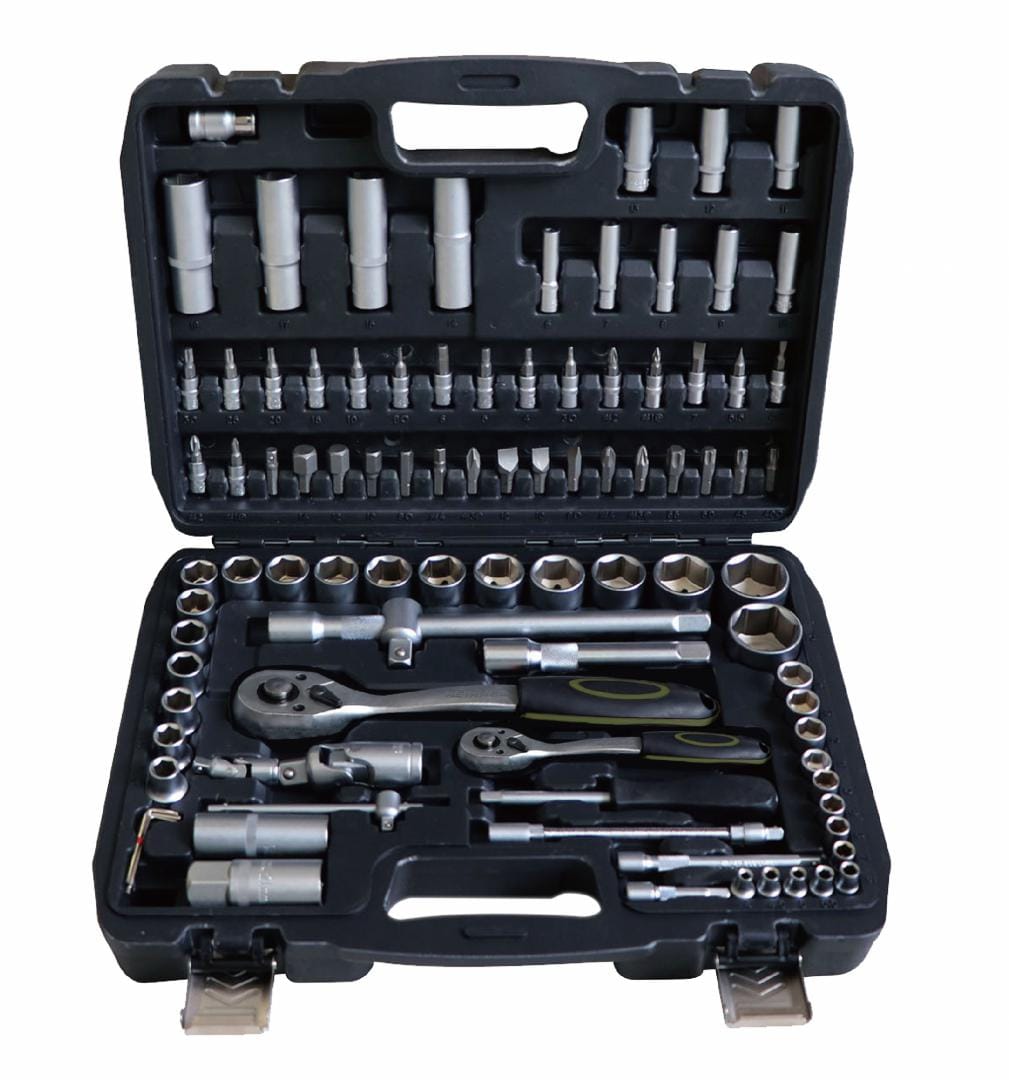 Trusa Scule 93 Piese 1/4"&1/2" Heinner CR-V Profesionala - imagine 2