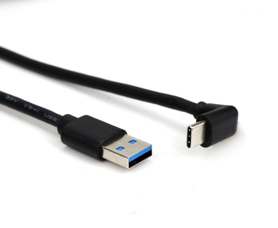 Cablu USB 3.2 C-A Unghi 0.5m OEM