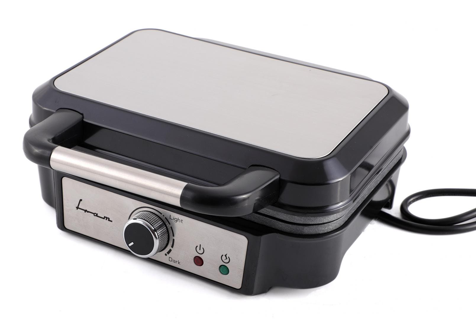 Aparat de Gofre FRAM FAG-M1000BKSS 1000W, 2 Gofre Simultan - imagine 3
