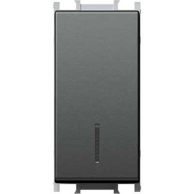 Întrerupător Modular TEM, 1 Modul, 16A, Antracit