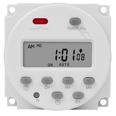 Timer Digital Sinotimer 1s, 12V, LCD Programabil 7 Zile