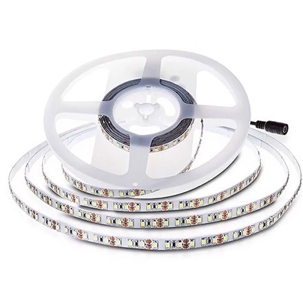 Banda LED V-TAC 10M, 24V, 4000K, Iluminare Puternică