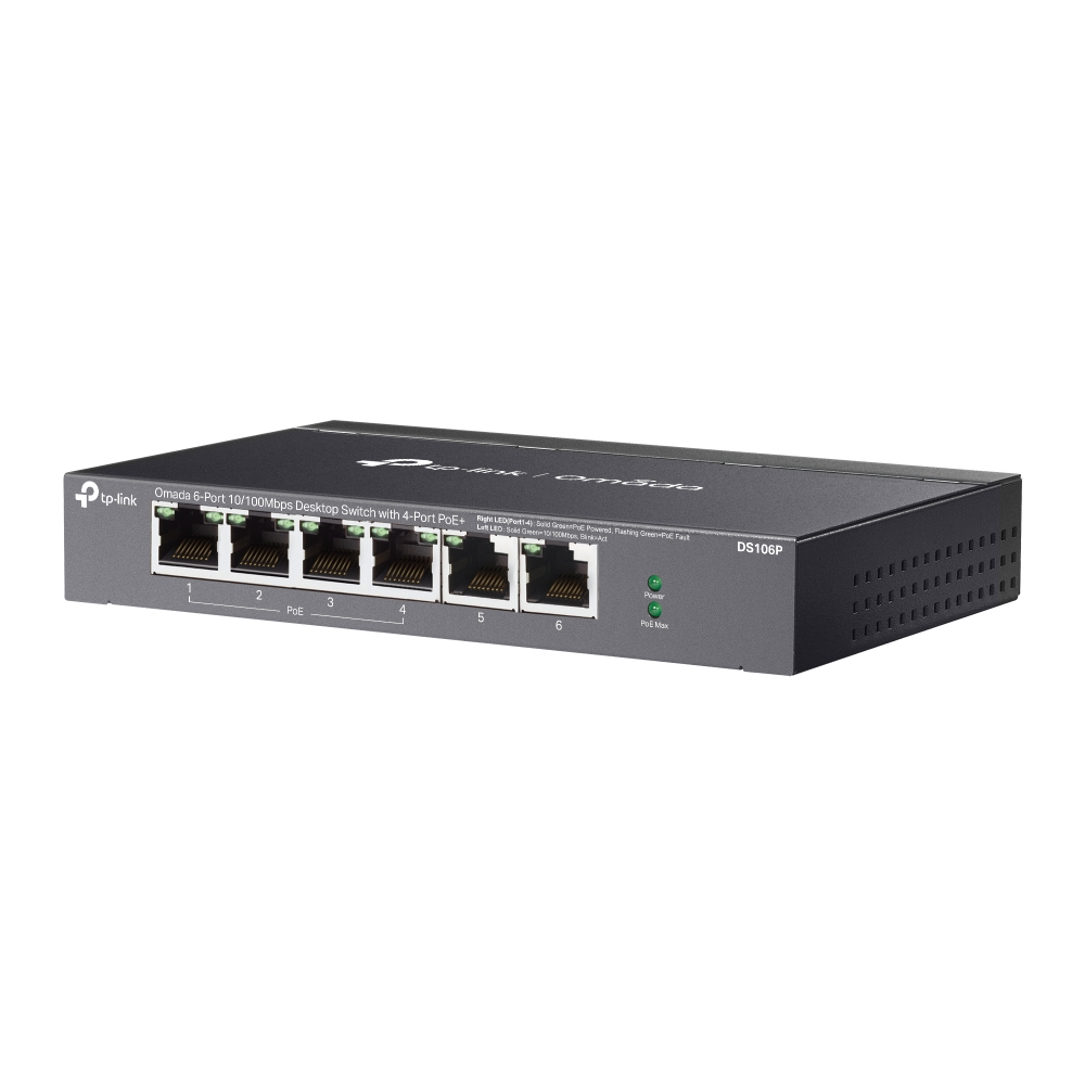 Switch TP-LINK TL-SF1006P PoE+ 6 Porturi 67W - Plug&Play - imagine 3