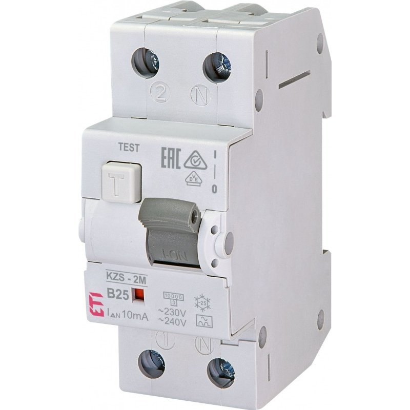 RCBO ETI KZS-2M A B25/0.01, Protectie Diferentiala