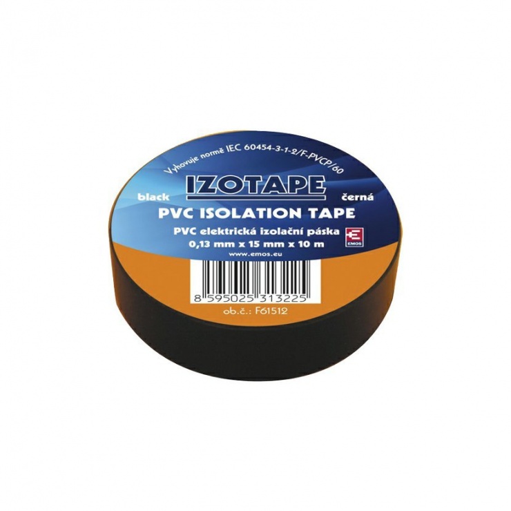 Banda Izolatoare PVC 15mm Negru | OEM