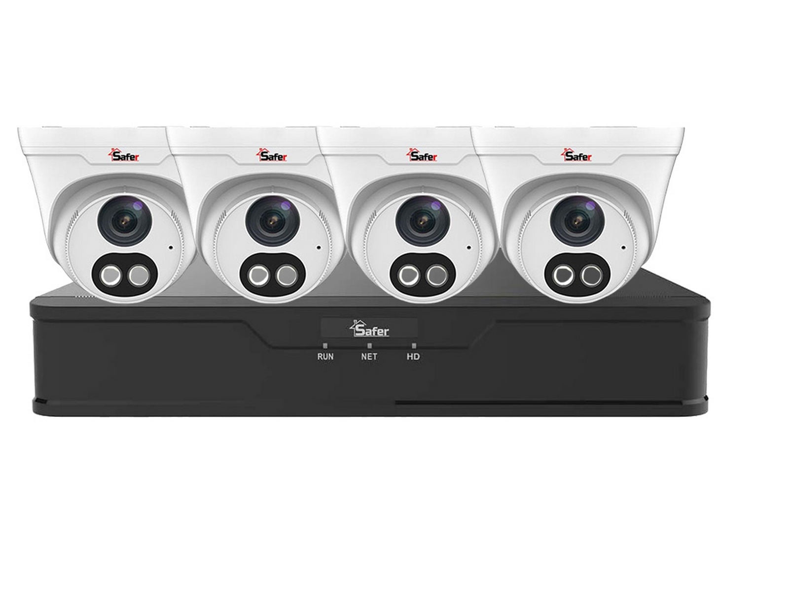 Kit Supraveghere Safer 4 Camere 4MP PoE