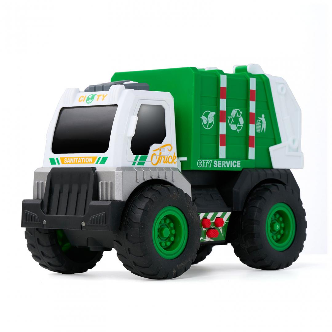 Camion Salubritate Momki - Lumini, Sunete si Detalii Mobile