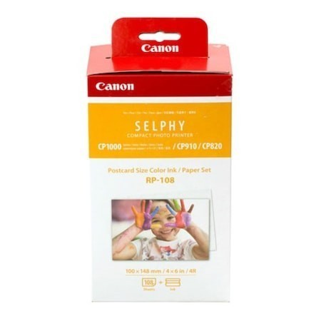 Set Hartie si Cartus Canon RP-108 | 108 Printuri Foto Color - imagine 3