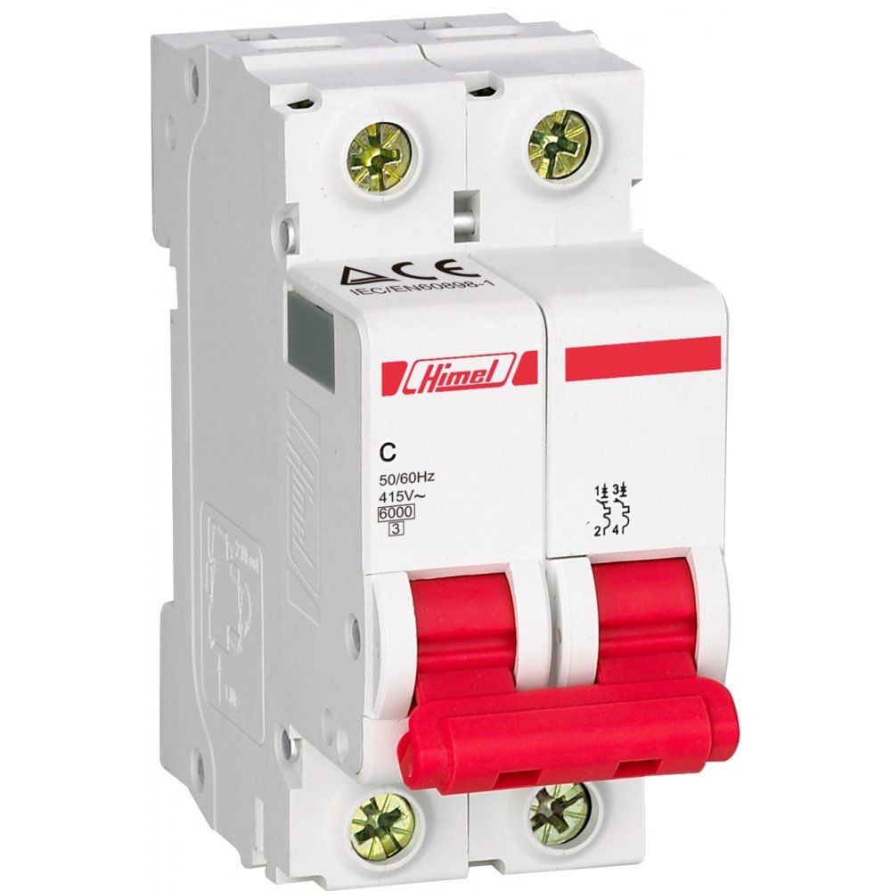 Siguranta Automata 2P 20A C Himel 4.5kA