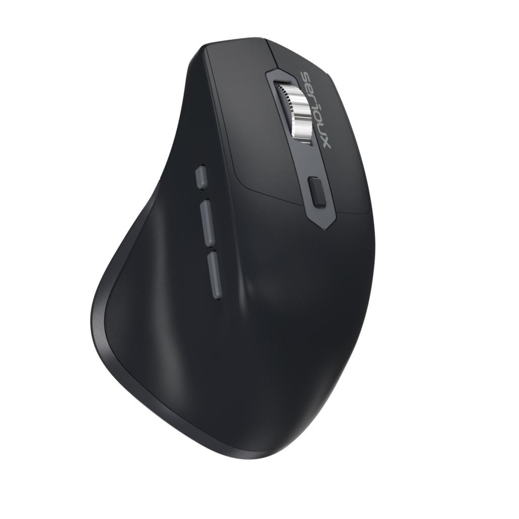 Mouse Wireless Serioux Apex 166 Reincarcabil USB-C Negru - imagine 5